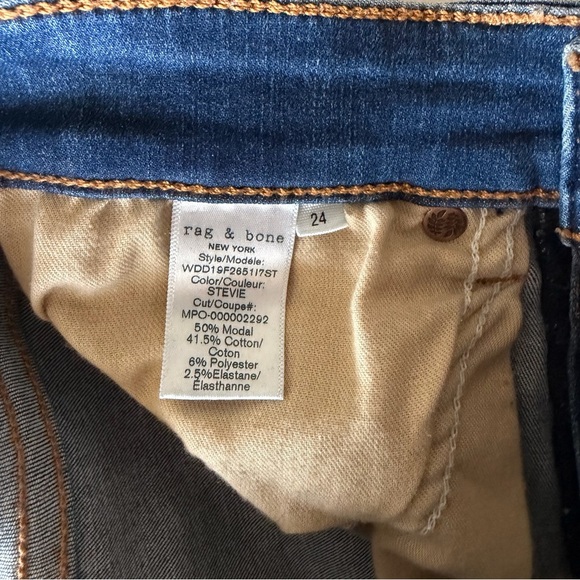 Rag n Bone Cate Mid-Rise Ankle Skinny Blue Denim Jeans - Picture 5 of 6